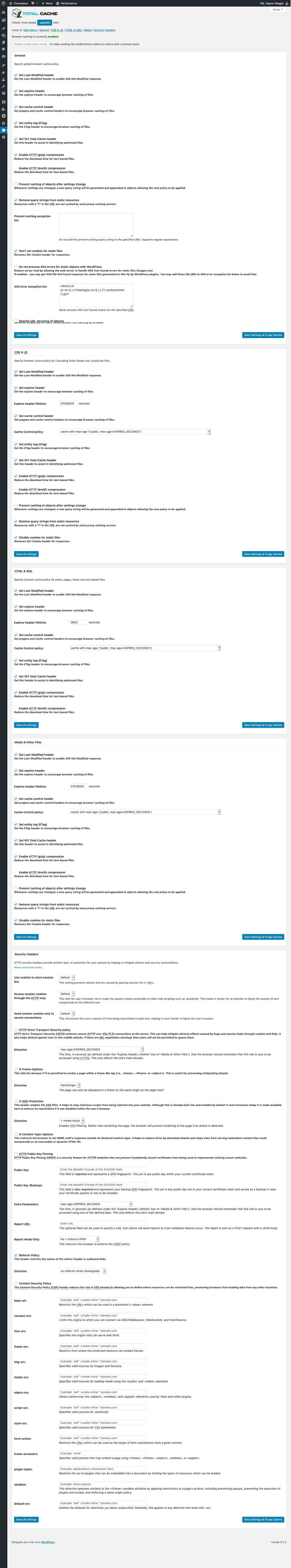 Browser Cache - W3 Total Cache